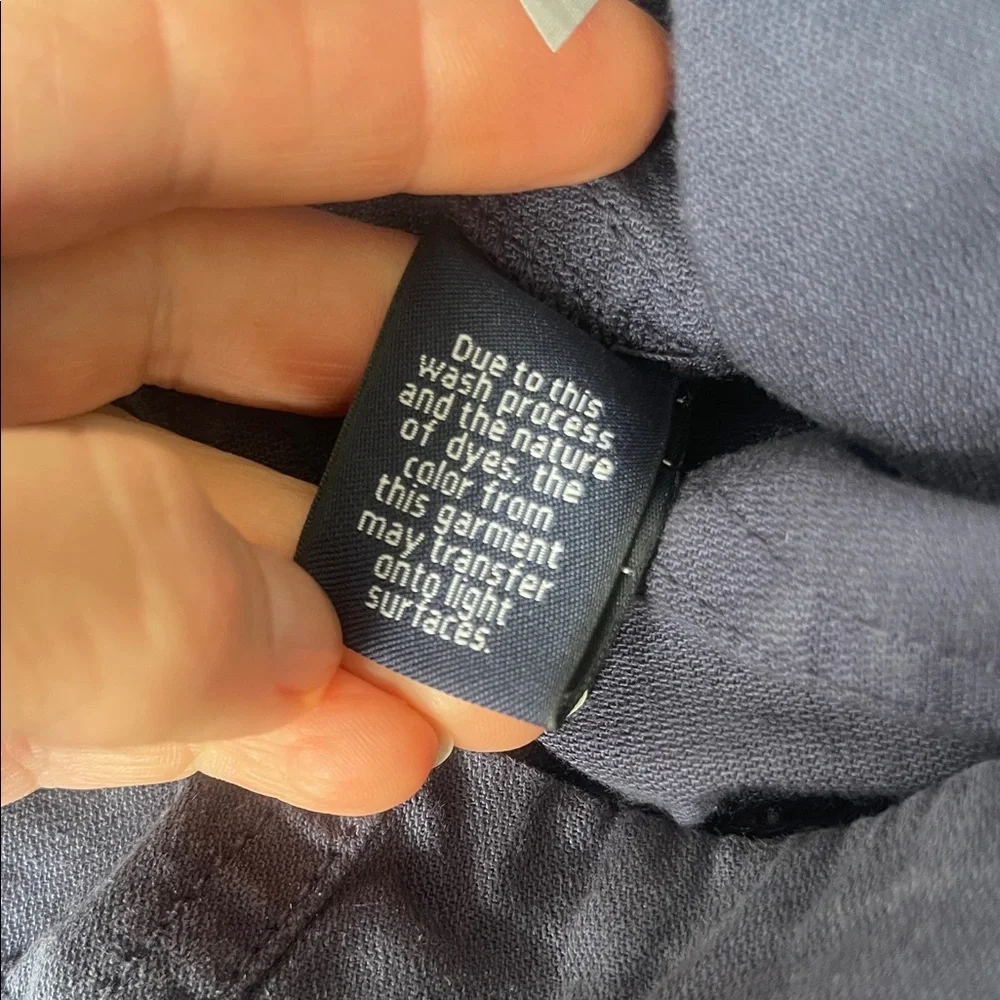 J. Crew Women’s Deep Blue Chino Cargo Pants, 00 size. - Picture 5 of 16